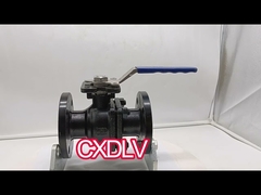 2 Way Stainless Steel Ball Valve CF8M DN65 Kết nối Flange Với ISO5211 Pad