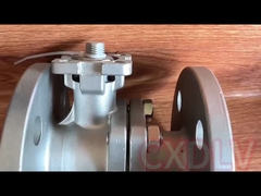 Thiết bị truyền động điện Áp suất cao Cổng đầy đủ Van bi hai mảnh Mặt bích đôi