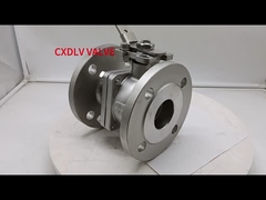 Van bi mặt bích với tay gạt có khóa