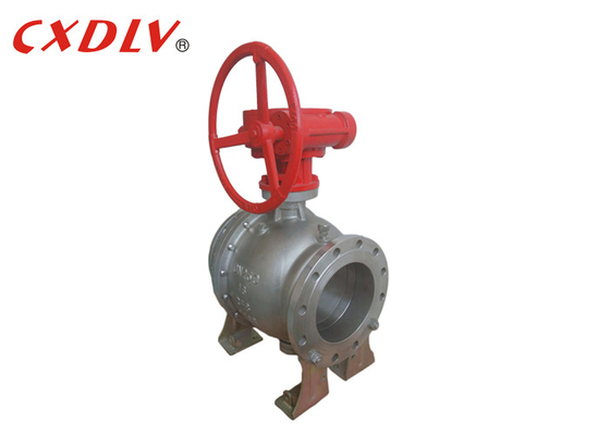 Van bi mặt bích kết thúc Trunnion Thép đúc PN16 DN150 DN200