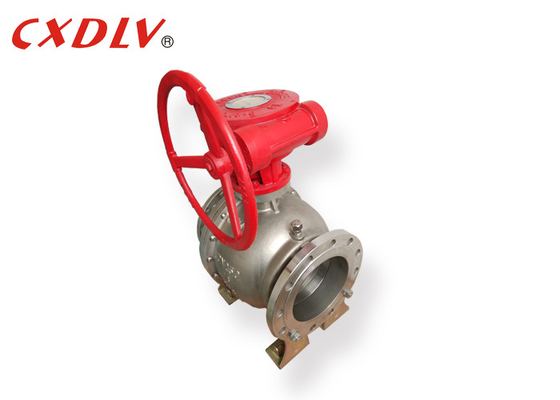 Van bi mặt bích kết thúc Trunnion Thép đúc PN16 DN150 DN200