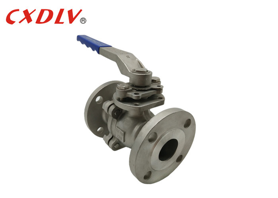 DIN PN16 Van bi mặt bích WCB Thép không gỉ 2PC