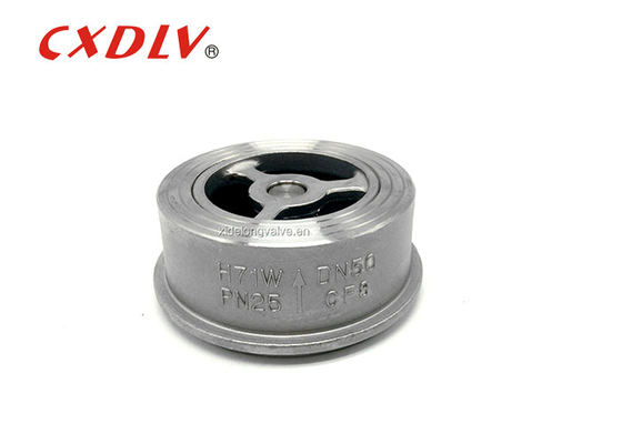 Van kiểm tra tấm loại wafer tùy chỉnh SS316 SS304 WCB