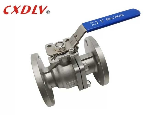 150LB 300LB 2 "~ 6 " Flanged END Stainless Steel Ball Valve CF8 CF8MWCB Pad lắp đặt trực tiếp