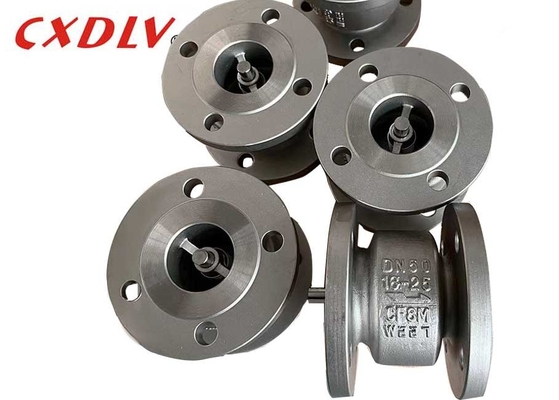 CF8 Loại âm thầm dọc Loaded Flange End Stainless Steel Check Valve