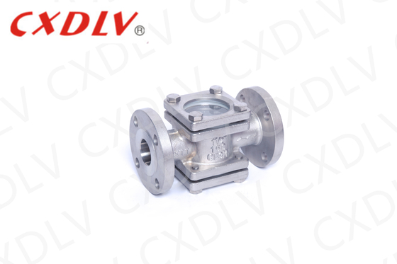 Kính thị trường công nghiệp PTFE Gasket bên trong tấm Flanged Sight Glass Stainless steel 304