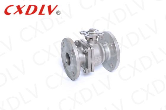 Động cơ điện Đặt trực tiếp Valve bóng thép không gỉ Flange loại DN50 DN200