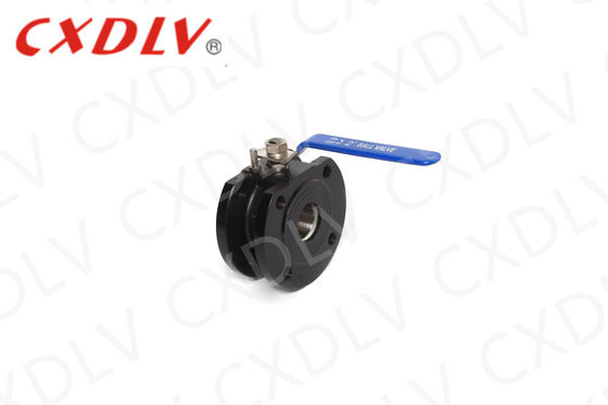 WCB Carbon Steel Wafer Ball Valve với chỗ ngồi PPL và kích thước DN50 để điều khiển khí dầu nước