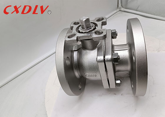 Van bi 2PC 1.4409 Thân PTFE Lót Trục trần Bi nổi DIN PN16