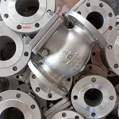 Van một chiều kiểu xoay DN80 Inox đầu bích JIS10K