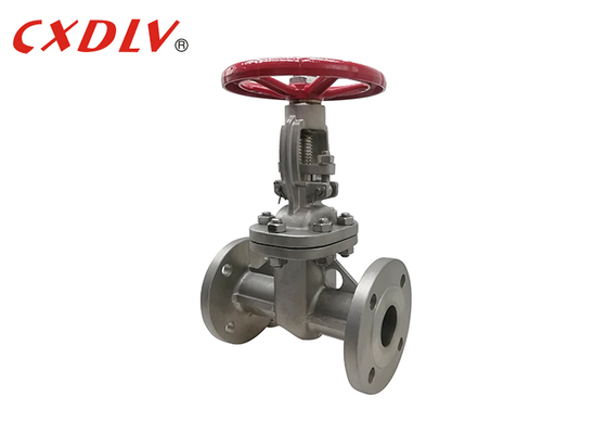 CF8M Valve cổng phẳng PN16RF với bánh tay cầm