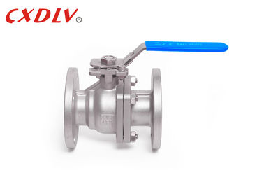 150LB 300LB 2 " Flanged Stainless Steel Ball Valve CF8 CF8M Direct Mounting Pad
