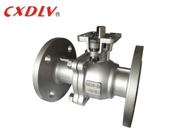 Thiết bị truyền động điện Gắn trực tiếp SS Ball Valve Loại mặt bích Kích thước danh nghĩa DN50 ~ DN200