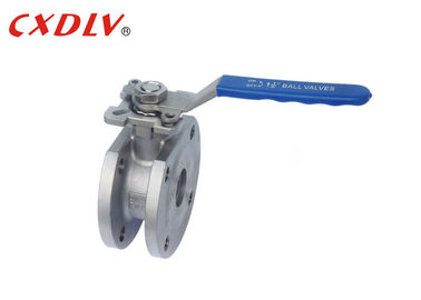 Nền tảng cao CF8 SS304 DN50 Ý wafer Van bóng 1 mảnh bằng thiết bị truyền động