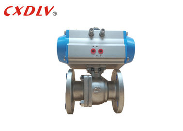 RF Flange Springs Khí nén Van bi 12 cái có ghi đè thủ công