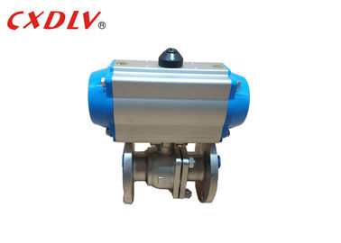 Double Acting Flange khí nén Van điều khiển bóng Van điều khiển 150LB