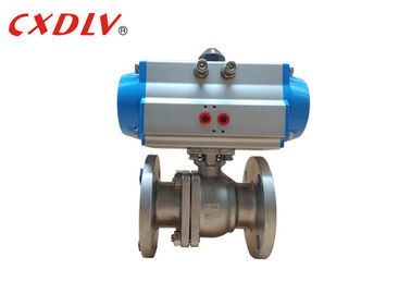 DIN Double Acting Van khí nén bằng thép không gỉ 2 chiều Kết thúc mặt bích DN50