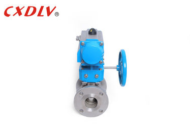 Thiết bị truyền động Van bi nổi Tay quay tay Hướng dẫn ghi đè Màu tùy chỉnh