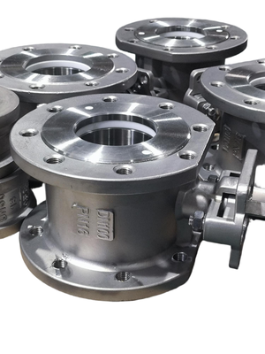 Italian Thin-Walled Wafer Ball Valve Stainless Steel Quick-Change Components 2PC với ISO5211 Mounting Pad