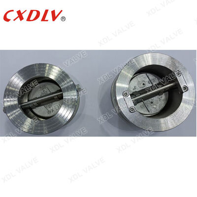 Wafer Dual Plates Check Valve Stainless Steel Material Non Return Valve for Water Oil Gas