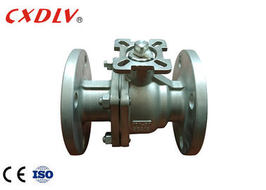 JIS 10K SCS13A Cổng nổi đầy đủ mặt bích Van 2PC trong bóng rắn
