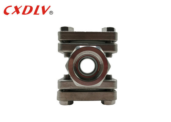 Đầu tư Đúc Sight Kính chỉ báo dòng chảy Vít kết thúc