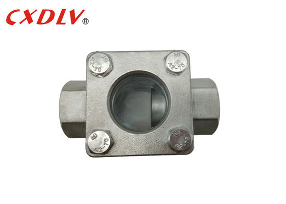 Đầu tư Đúc Sight Kính chỉ báo dòng chảy Vít kết thúc