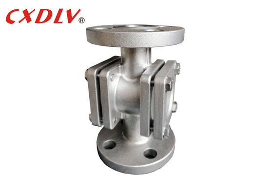 Chỉ báo lưu lượng nước Kính ngắm có mặt bích 3/4 Đúc đầu tư Cf3m