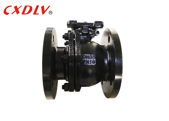 Bộ truyền động DN65 Pneuamtic Van bi thép đúc WCB với bệ gắn
