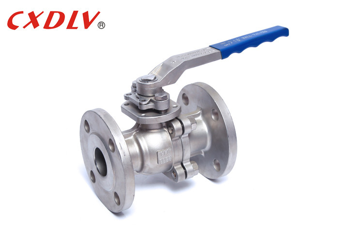 Valve quả bóng vòm DIN RF/FF/FM DN50 với 2 phần Valve tay cầm cơ thể