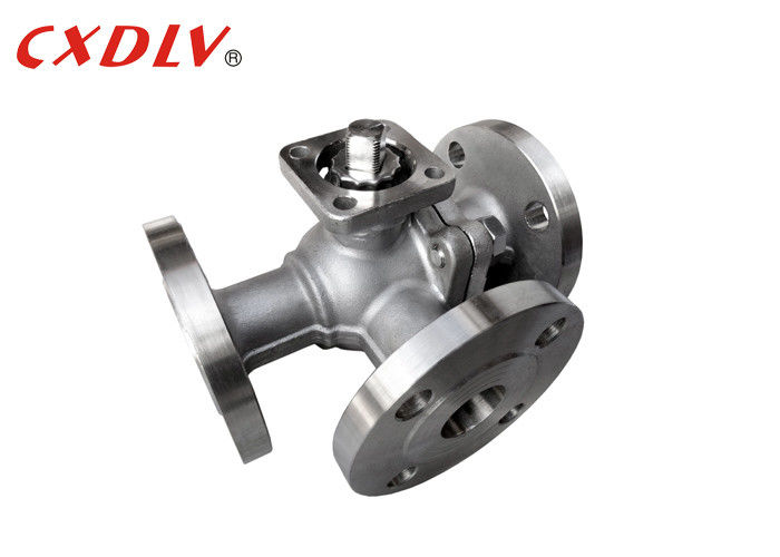 Van bi 3 chiều bằng thép không gỉ gắn trực tiếp cho thiết bị truyền động tự động