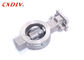 Water Oil Gas wafer Butterfly Valve Double Flange End Gear Vận hành DN300