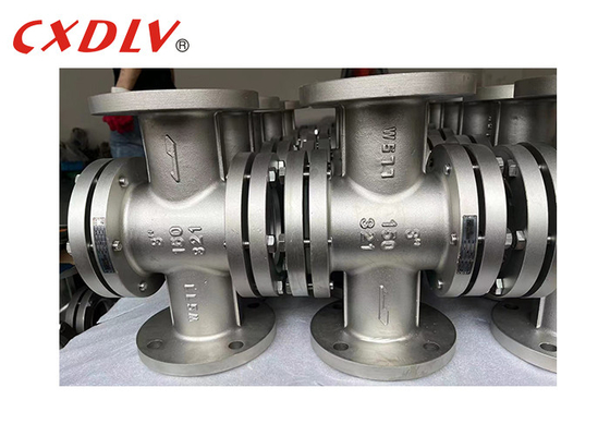 Industial SS321 Kính ngắm có mặt bích bằng thép không gỉ Đôi cửa sổ chỉ báo dòng chảy