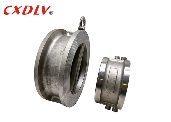 DN150 EPDM Loại ghế Wafer Kiểm tra Van kép Cửa đĩa kép Đường ống đôi