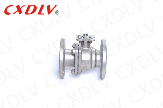 Động cơ điện Đặt trực tiếp Valve bóng thép không gỉ Flange loại DN50 DN200