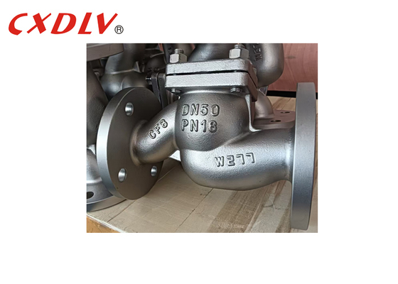 DIN Lift Check Valve Thép không gỉ DN50 PN16 Flanged Ends Type