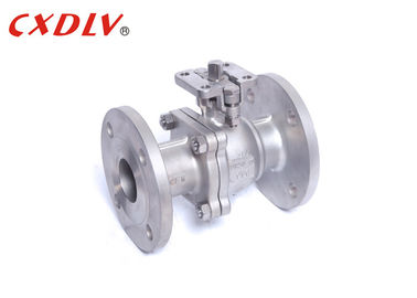 Thiết bị truyền động điện Gắn trực tiếp SS Ball Valve Loại mặt bích Kích thước danh nghĩa DN50 ~ DN200