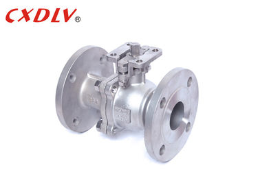 Thiết bị truyền động điện áp suất cao Cổng đầy đủ Hai mảnh Van bi đôi mặt bích