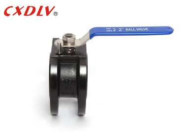 WCB Carbon thép wafer Van mặt bích mỏng với tay cầm bằng thép không gỉ