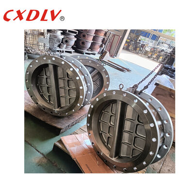 DN600 Ventil kiểm tra tấm kép Duplex Thép 2205 PN10 Flanged   Ventil kiểm tra chống ăn mòn cho đường ống biển