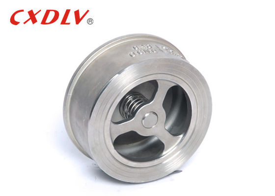 H71 PN25 Loại lò xo wafer Van không trở lại Tiêu chuẩn GB cho dầu và khí