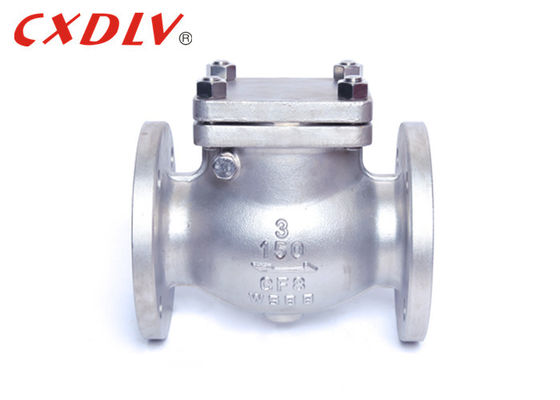 Thép không gỉ Loại mặt bích đôi Van không quay trở lại Cấp nước