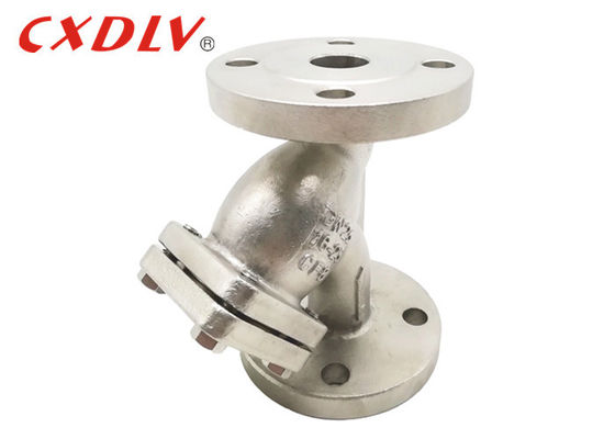 GB PN16 Oil Water Y Style Filter Valve Nhiệt độ cao Loại bỏ tạp chất