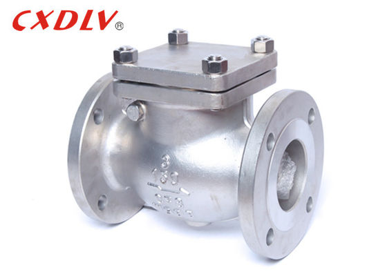 ANSI H44 Loại mặt bích Van không quay trở lại 10 inch Thép không gỉ / Thép