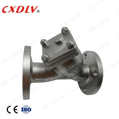 DN50 JIS10K SCS13A Y Van lọc 40 lưới Máy giặt lò xo SUS304 có kết nối mặt bích
