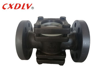 PTFE Glasket RF mặt bích kết thúc kính nhìn thẳng áp suất cao WCB Pyrex Glass