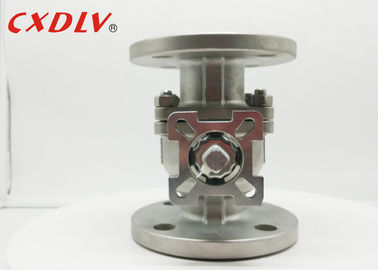 Van bi thép không gỉ nổi 150LB RF đầy đủ lỗ khoan với ghế mềm PTFE