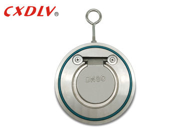 Van một chiều không trở lại Ghế mềm wafer mỏng DN80 Thép không gỉ được chứng nhận ISO