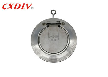 Van kiểm tra kiểu xoay wafer Cấu trúc đơn giản siêu mỏng ANSI 150LB / 300LB với lò xo