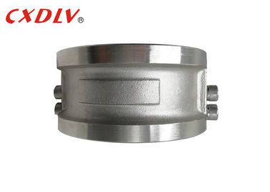 Van thép không gỉ / Carbon kép Kiểm tra van kim loại Bản lề wafer Phong cách DN50 ~ DN600